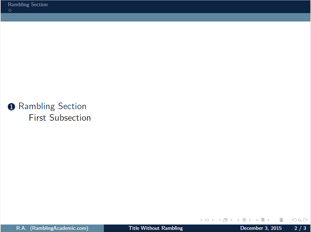 How to Quickly Change Beamer Colors – Rambling Academic